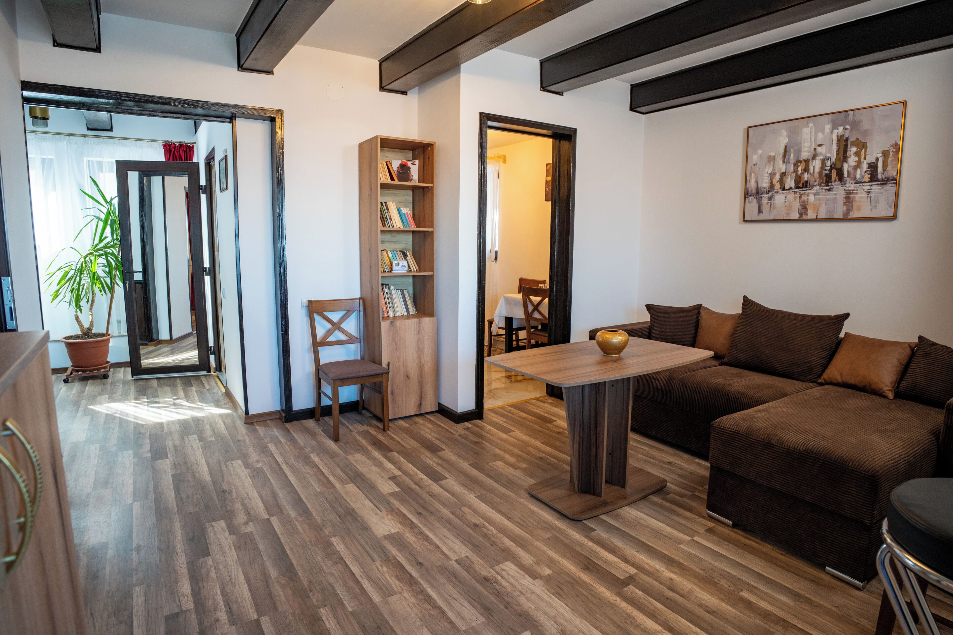 Apartment, City View | Living area