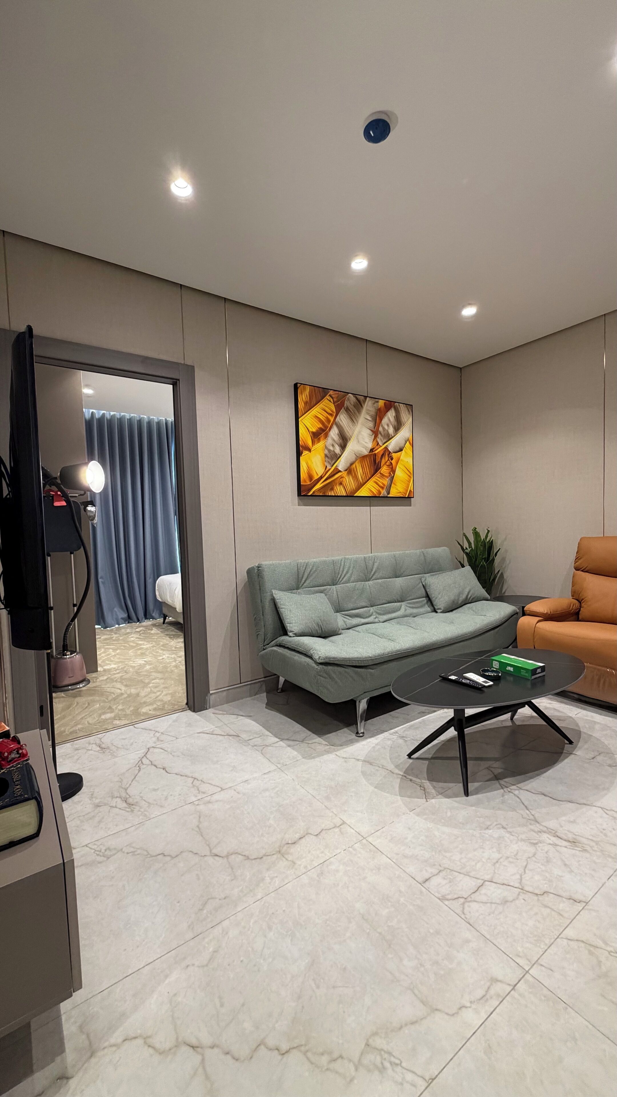 Apartment, 1 Schlafzimmer, barrierefrei, Raucher | Wohnzimmer