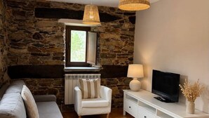 Superior Apartment, 2 Bedrooms | Living area | TV