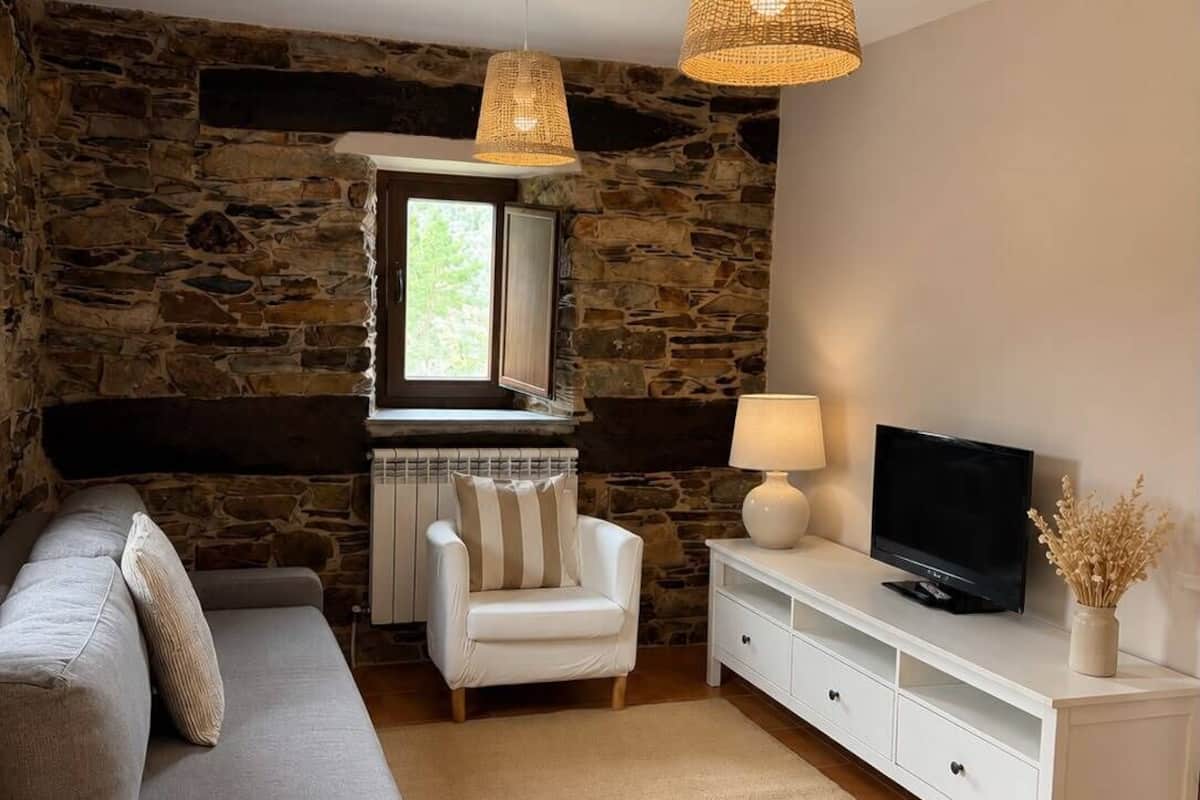 Superior Apartment, 2 Bedrooms | Living area | TV
