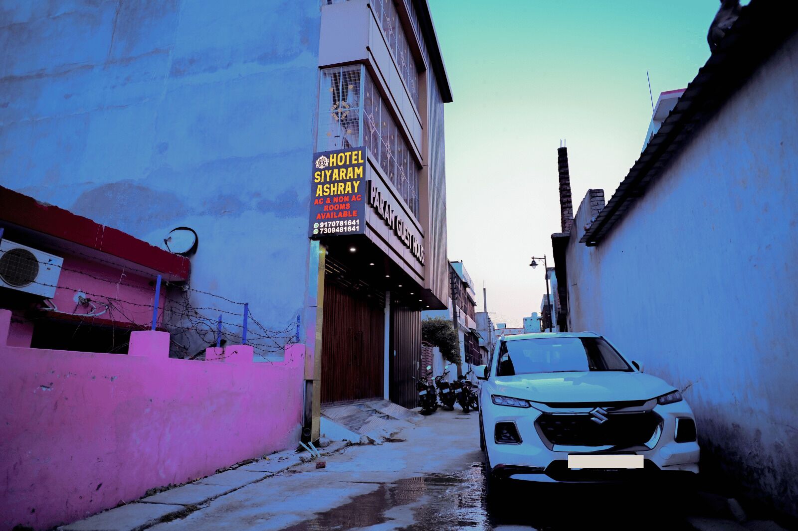 Fachada de la propiedad