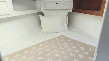 Wi-Fi de cortesia, roupa de cama