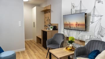 Decoración personalizada, muebles diferentes y wifi gratis