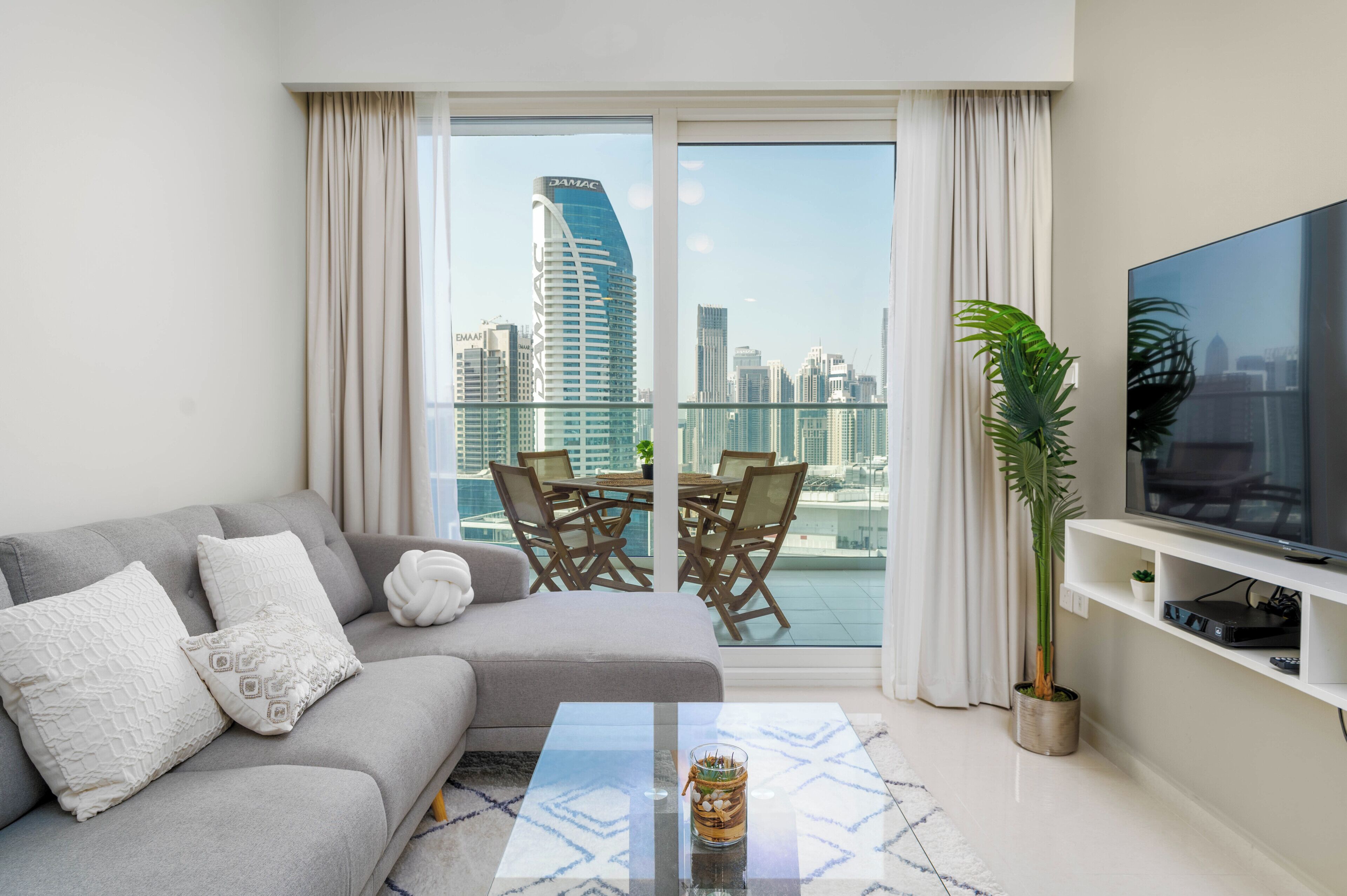 Panoramic-Apartment, 2 Schlafzimmer, Stadtblick | Ausblick vom Zimmer