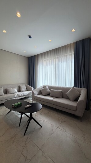 Apartment, 1 Bedroom, Accessible, Smoking | Living room - 209tara-jre Jabal Al Lweibdeh With Stunning View (Amman)