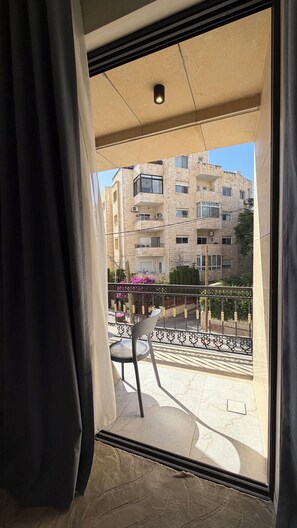 Apartment, 1 Bedroom, Accessible, Smoking | Balcony - 209tara-jre Jabal Al Lweibdeh With Stunning View (Amman)