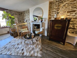 Interior - Duplex standing 3 beds sea view - terrace/ Cancale (Cancale)