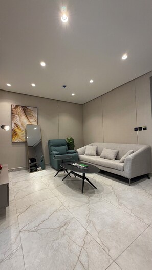 Apartment, 1 Bedroom, Accessible, Smoking | Living room - 211 Tara-jre Jabal Al Lweibdeh With Stunning View (Amman)