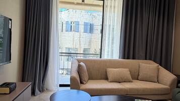 Apartamento, 1 habitación, accesible para personas con discapacidad, fumadores | Sala de estar