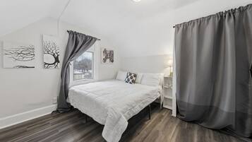 Desk, iron/ironing board, travel crib, free WiFi