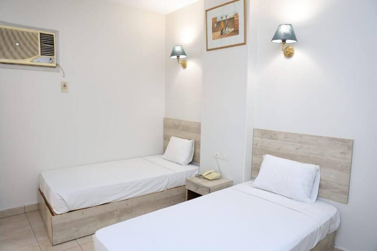 Blackout drapes, soundproofing, free WiFi, wheelchair access