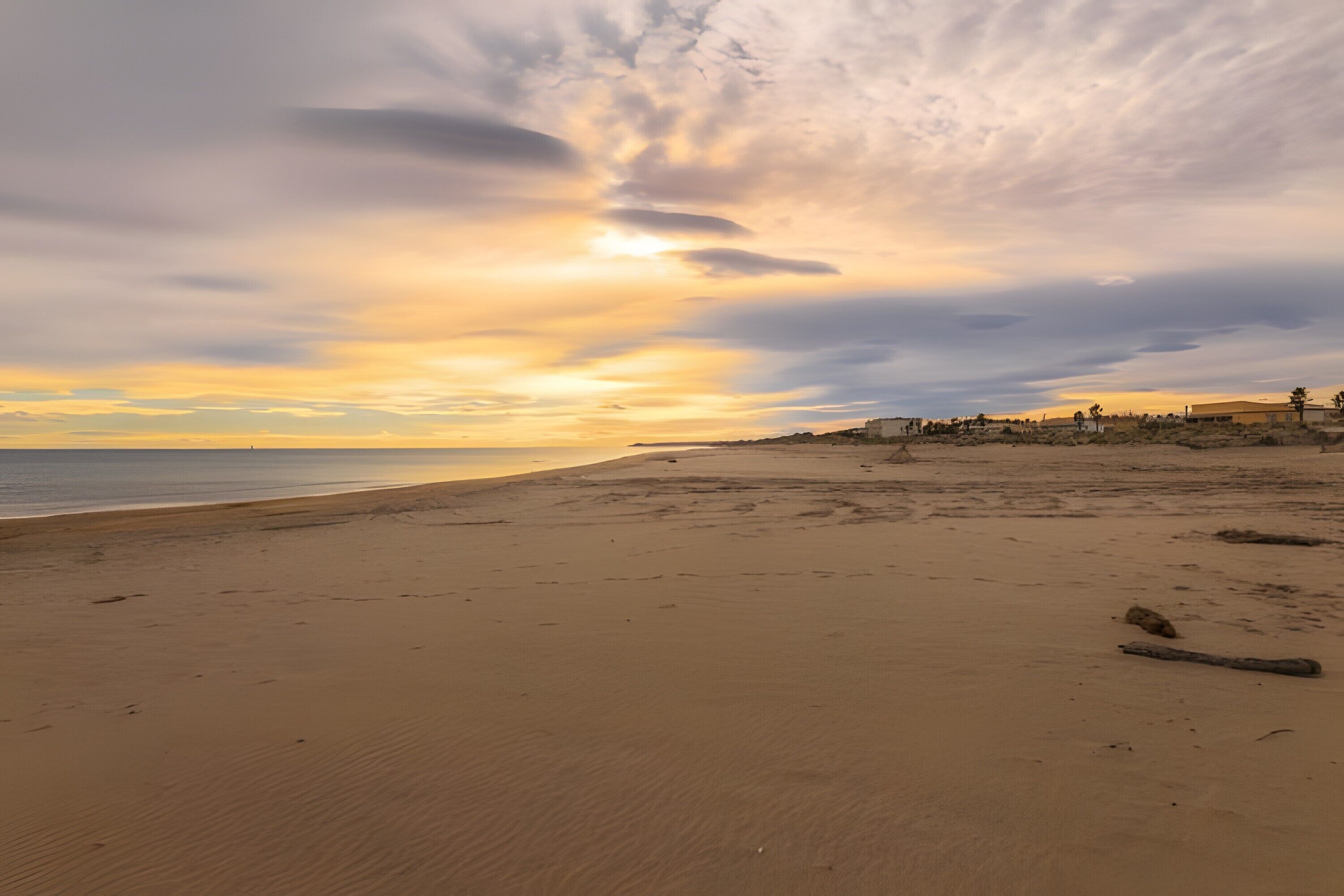 Vlak bij het strand