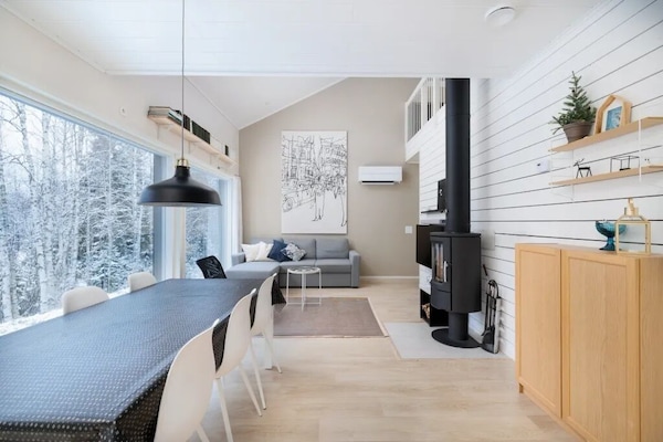 Superior Duplex, 2 Bedrooms, Sauna, Courtyard View | Living area