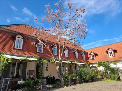 Landhauswohnung,  komfortable  FeWo mit Terrassen- u. Gartenplatz