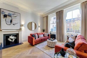 TV, fireplace, offices - Air Con - Luxury Apartment - Hyde Park (Greater London)