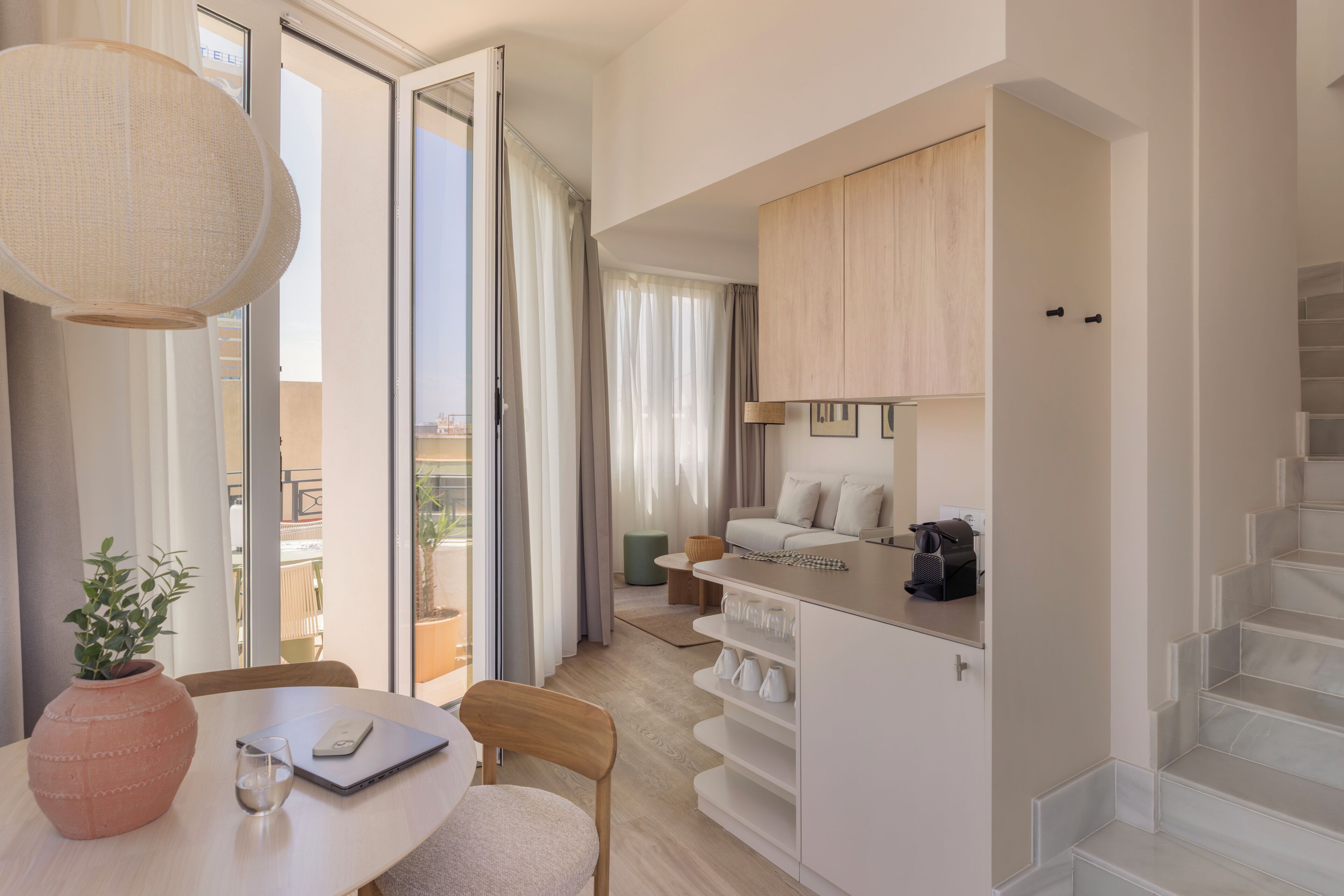 Dúplex 1 dormitorio con terraza | Private kitchen