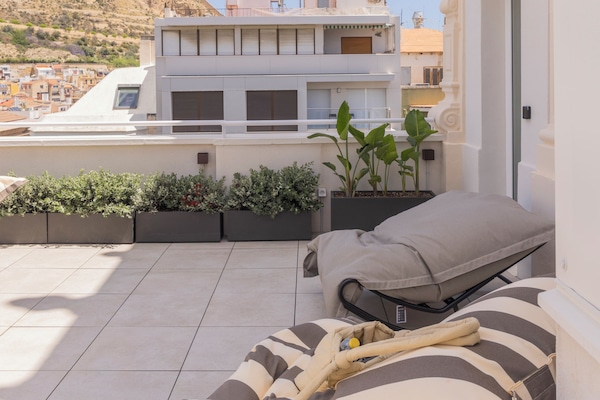 Terraza en la azotea