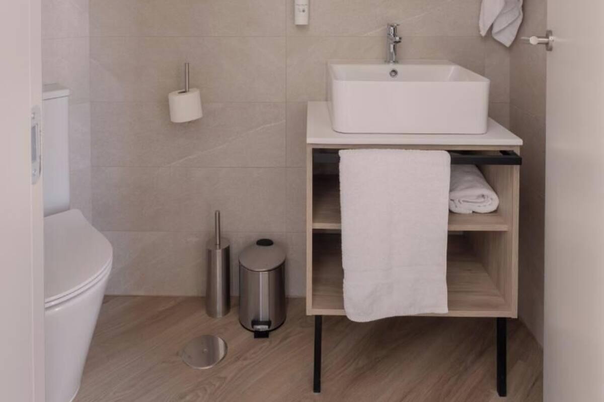 Bathroom | Shower, hair dryer, towels, soap