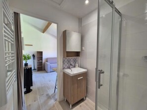 Secadora de cabello y papel de baño 