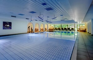 Indoor pool, a heated pool