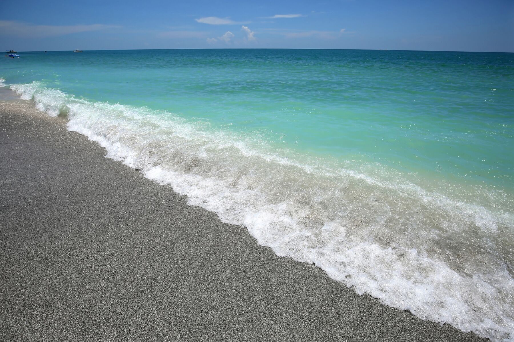 On the beach