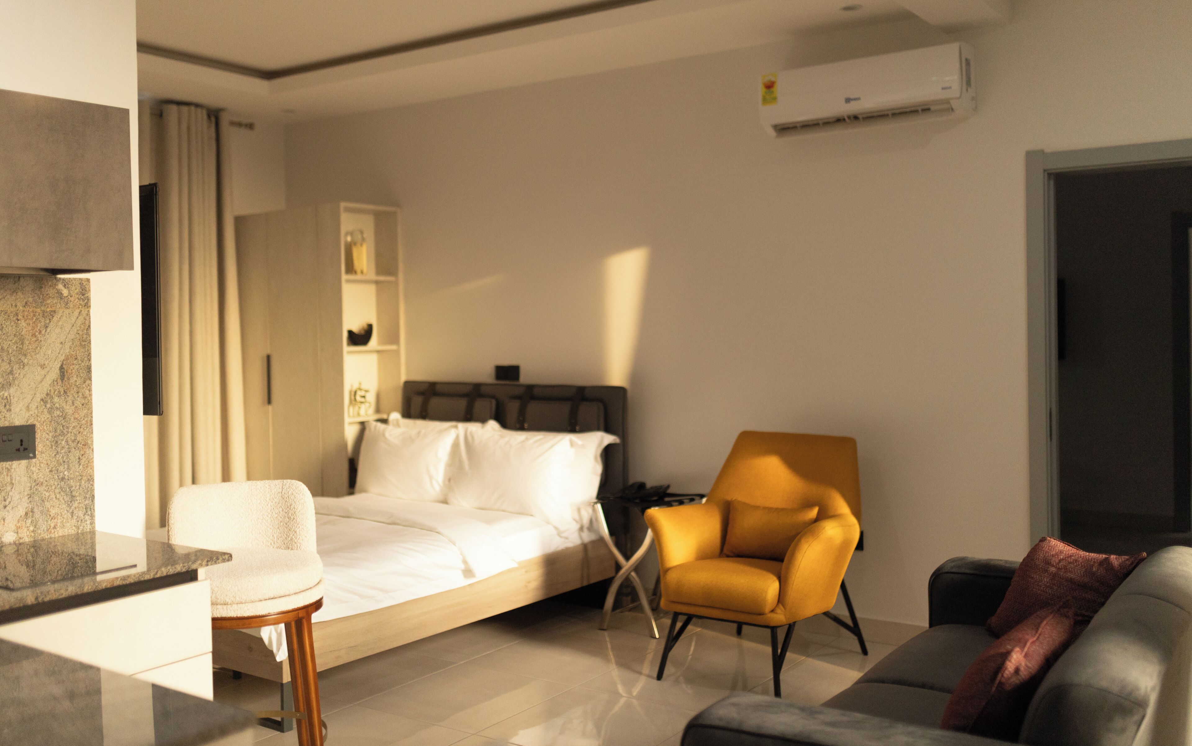 Studio | In-room safe, desk, soundproofing, free WiFi