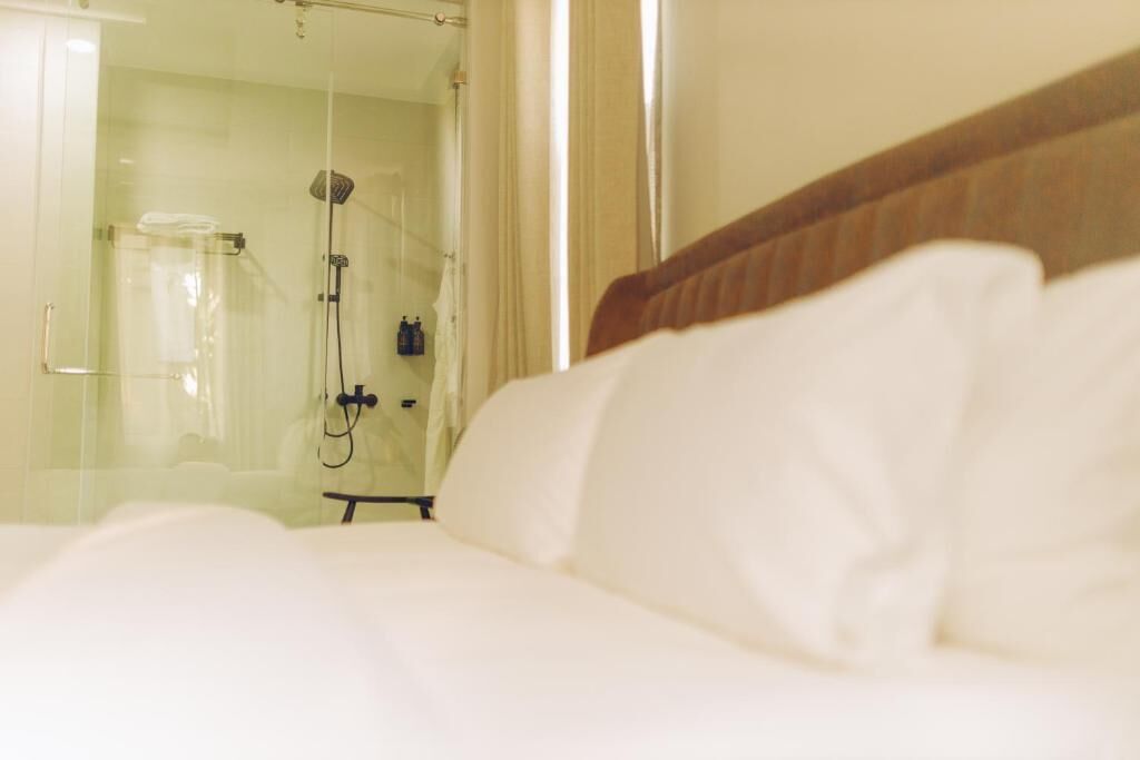 Standard Apartment, 1 Bedroom | Bathroom | Shower, hair dryer, slippers, towels