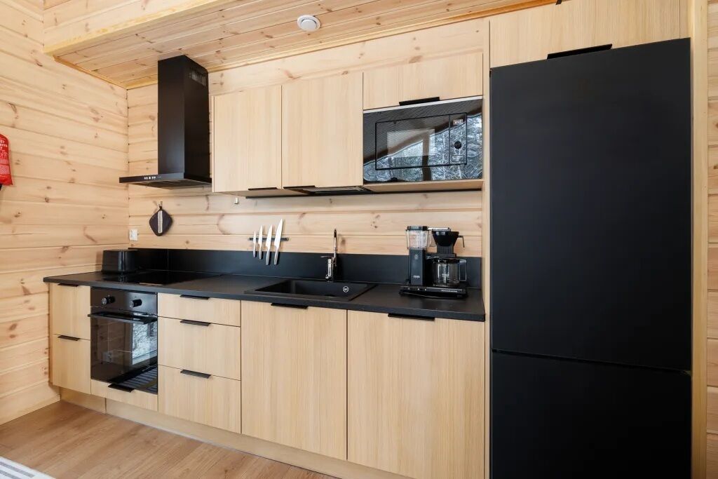 Superior Duplex, 2 Bedrooms, Sauna, Courtyard View | Private kitchen | Full-sized fridge, microwave, oven, stovetop