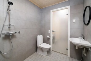 Bathroom - Porevillas Iso-Syöte A | Jacuzzi & Sauna (Syöte)
