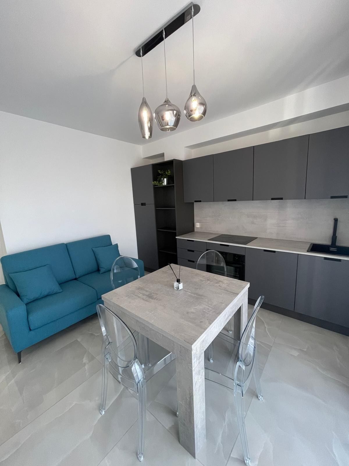 Comfort-Apartment, eingeschränkter Meerblick | Innenbereich
