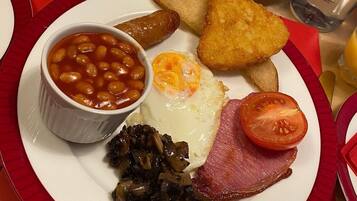 Daily English breakfast for a fee