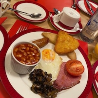 Daily English breakfast for a fee