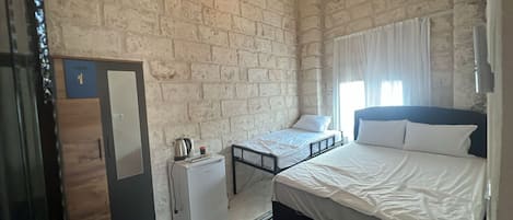 Family Double or Twin Room, City View | Desk, iron/ironing board, free WiFi
