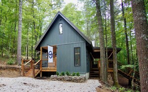 Exterior - Camp Firefly, Secluded Cabin, Hot Tub, Forest View, Cozy Escape great for couples with kids! (Campton)