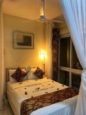 Wifi gratis y ropa de cama 