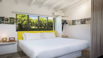 Studio Supérieur, vue jardin, en bord de plage | Coffres-forts dans les chambres, fer et planche à repasser