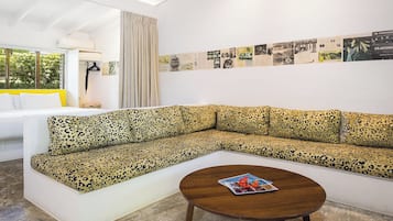 Studio Supérieur, vue jardin, en bord de plage