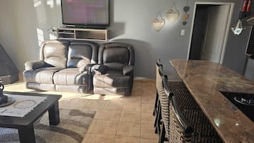 TV connectée, cheminée