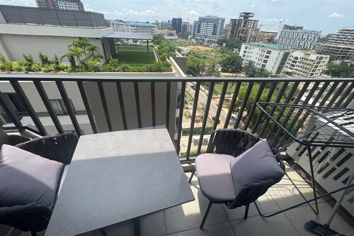 Deluxe-Studiosuite, Balkon, Blick auf den Innenhof | Terrasse/Patio