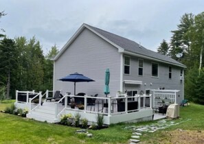 Terrace/patio - Wooded Acadia Retreat Near Bar Harbor & Beaches (Mount Desert)