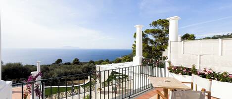 Doppia Deluxe, balcone, vista mare