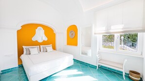 Doppia Deluxe, balcone, vista mare
