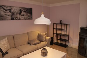 TV connectée, cheminée, vidéothÚque, chaßne hi-fi