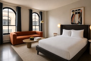 Studio Standard, 1 grand lit | Literie de qualité, lit avec matelas en mousse à mémoire