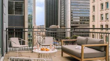 Apartamento luxo, 3 quartos, terraço | Vista do quarto