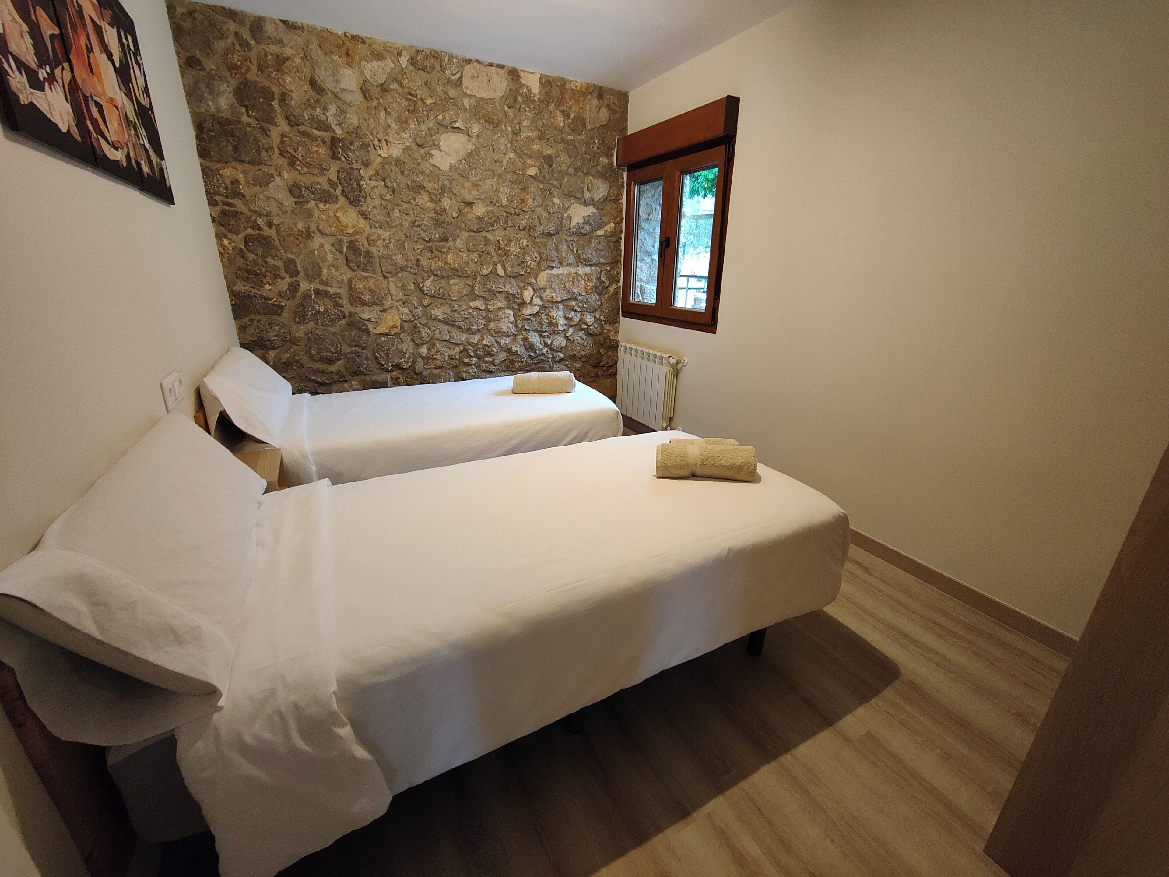 Comfort-Apartment, 2 Schlafzimmer, Nichtraucher, Gartenblick | Laptopgeeigneter Arbeitsplatz, kostenloses WLAN