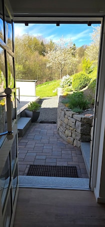 内装. Apartment 'Am Wilmkebach' with Private Terrace, Private Garden and Wi-Fi