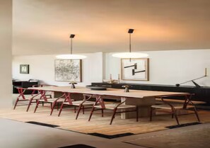 Dining - Luxury Mid Century Retreat | Hot Tub, Sauna & Gym - Pass the Keys (Hove)