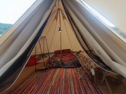 Bell Tent in Las Merindades, Burgos – Glamping with Nordic Bath