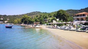 On the beach, 2 beach bars
